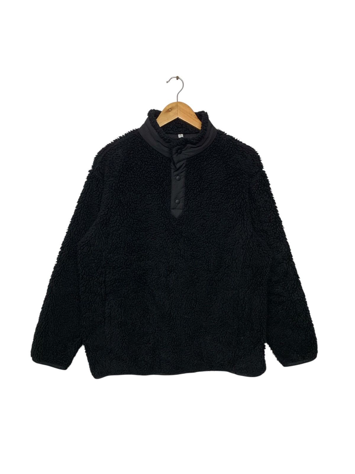 Uniqlo × White Mountaineering Uniqlo X White Mountaineering Half Button Fleece Sweatshirt Size US M / EU 48-50 / 2 - 1 Thumbnail