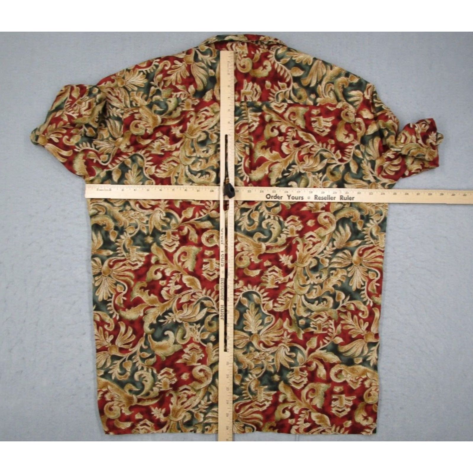 Tori Richard Tori Richard Shirt Mens XL Red Button Up Hawaiian Cotton Lawn Made in USA Size US XL / EU 56 / 4 - 5 Thumbnail