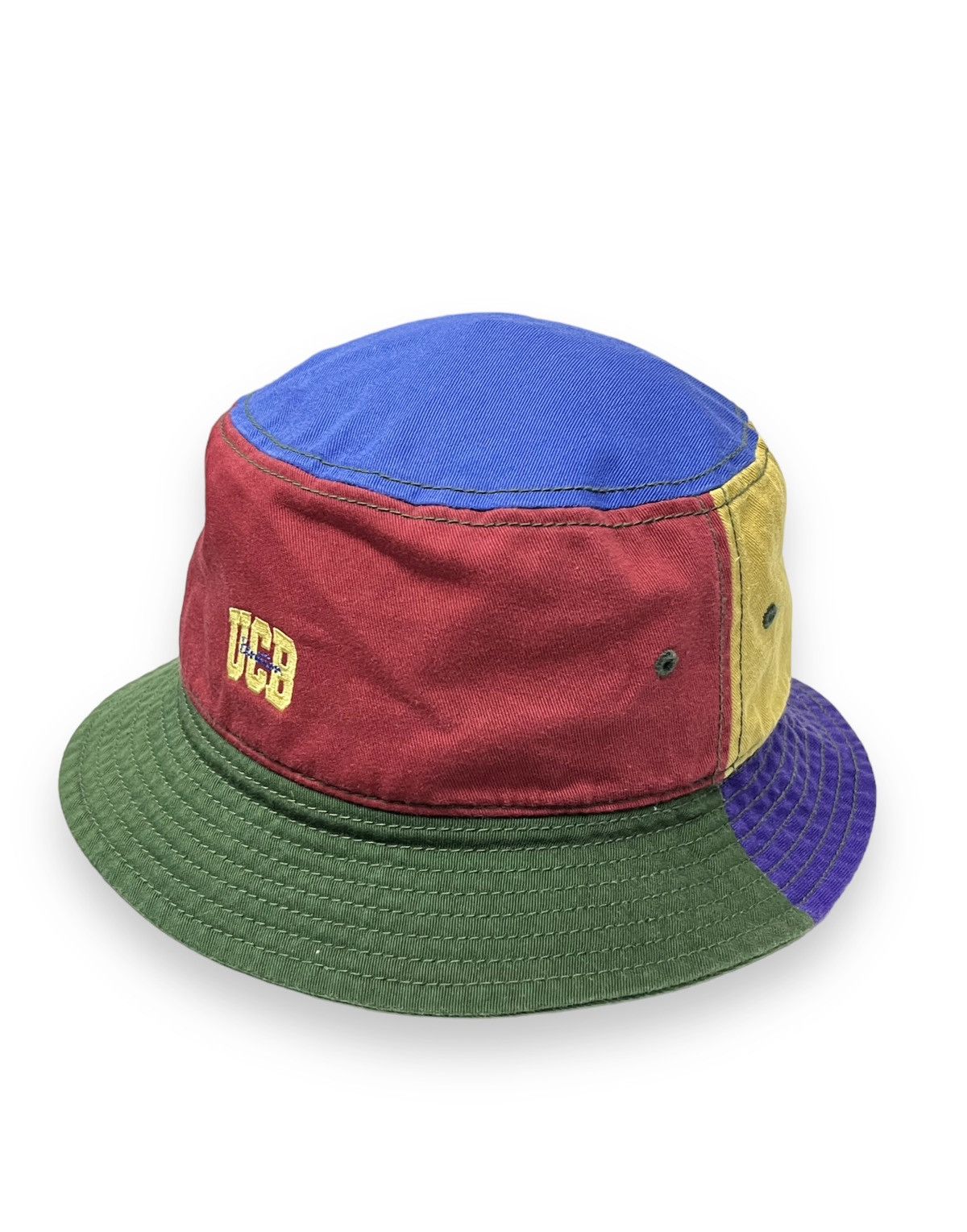 United Colors Of Benetton 🔥90’s UNITED COLORS OF BENETTON Hype Multicolour Bucket Hat Size ONE SIZE - 4 Thumbnail