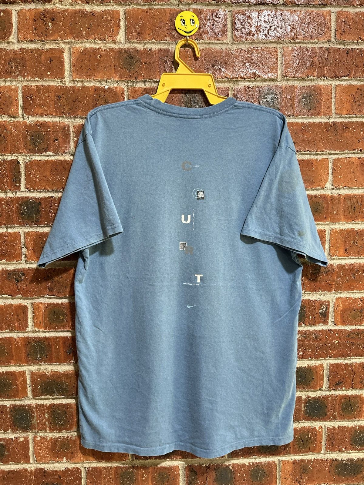 Nike × Vintage Vintage Nike Small Swoosh Faded Tee Size US XL / EU 56 / 4 - 6 Thumbnail
