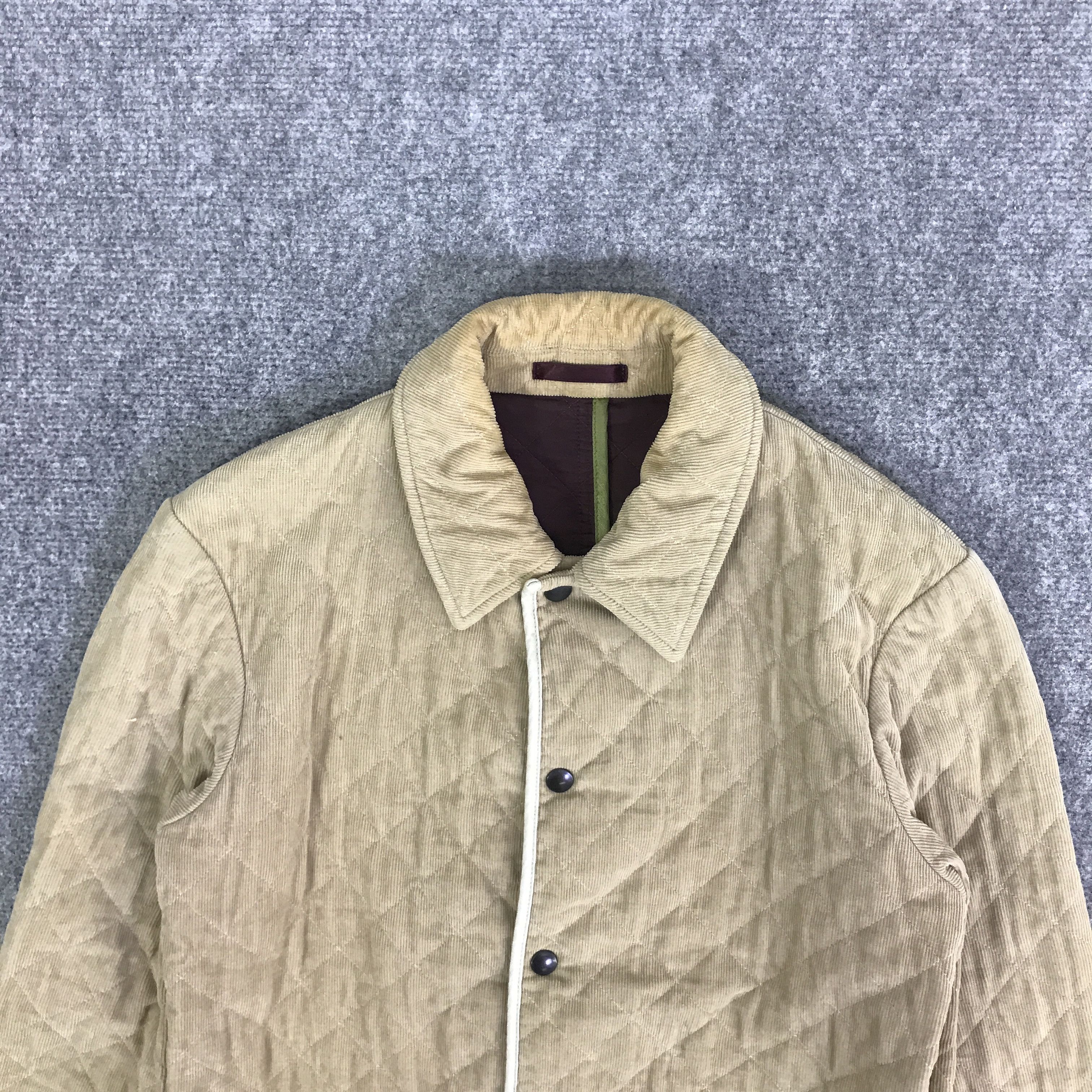 Paul Smith PAUL SMITH SNAP BUTTON CORDOURY JACKET K78B19 Size US M / EU 48-50 / 2 - 2 Thumbnail