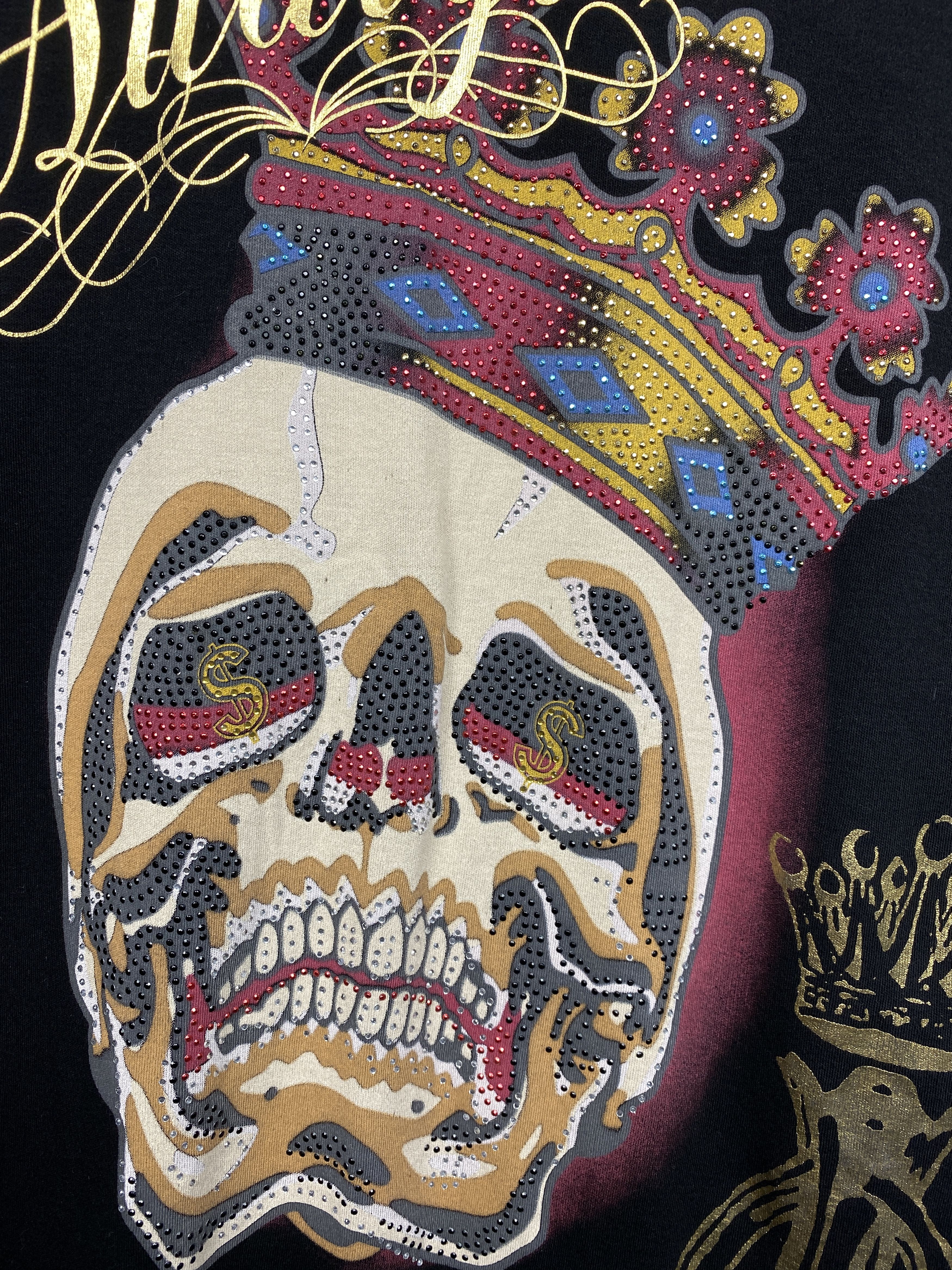 Christian Audigier × Ed Hardy × Vintage Ed Hardy by Christian Audigier Vintage Mens Grafic T-Shirt Size US S / EU 44-46 / 1 - 4 Thumbnail