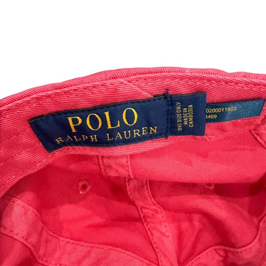 Polo Ralph Lauren Polo Ralph Lauren Logo Baseball Cap in Pink, Size One Size Size ONE SIZE - 3 Thumbnail