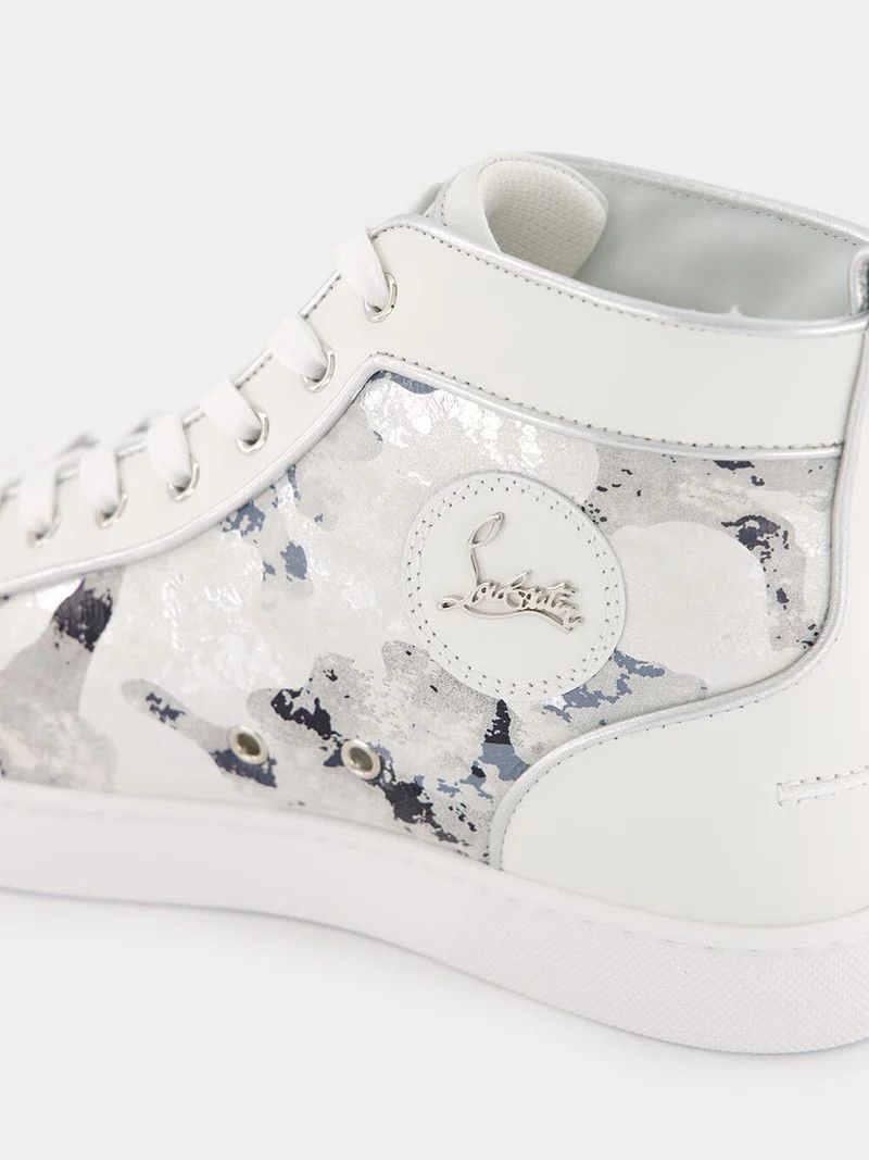 Christian Louboutin o1bcso1str1024 Louise Orlato Flat in White Size US 12 / EU 45 - 4 Thumbnail