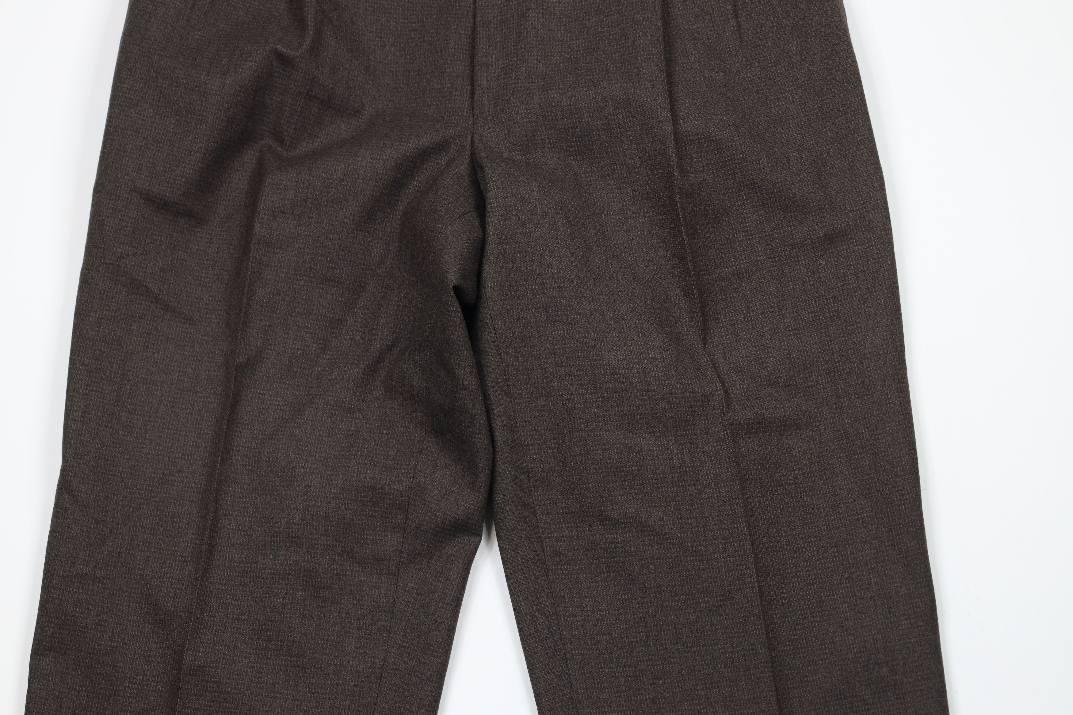 Vintage Vintage 90s Streetwear Cuffed Wide Leg Chino Pants Brown Size US 34 / EU 50 - 3 Thumbnail