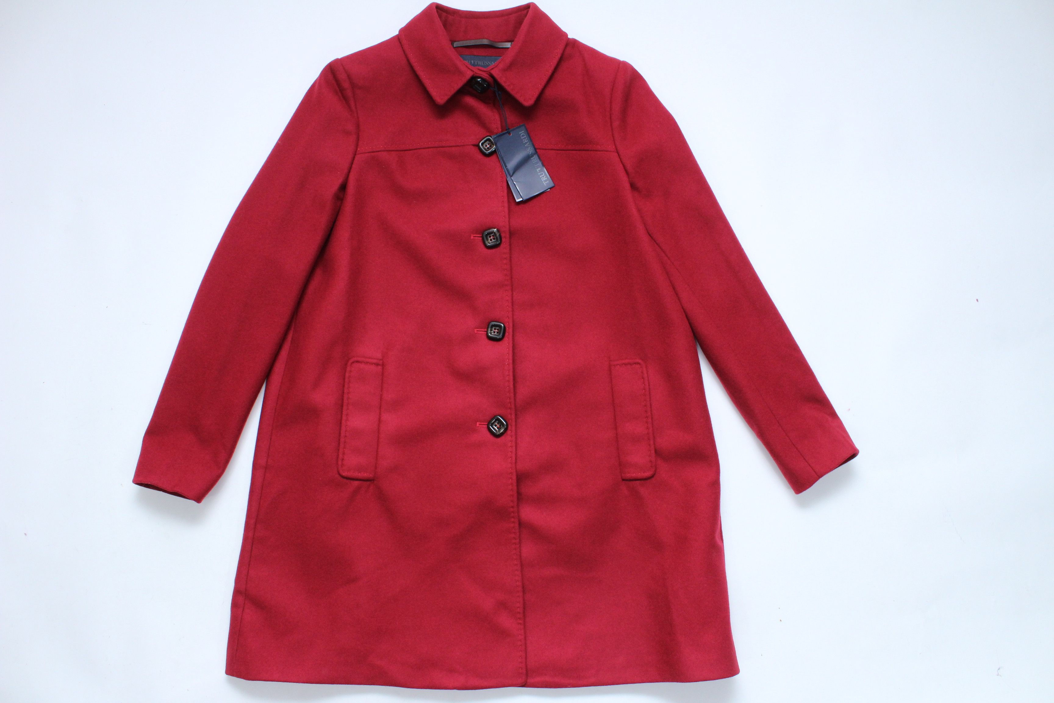 Trussardi Trussardi Coat Jacket Wool Womens Size 44 Authentic Hype Size M / US 6-8 / IT 42-44 - 2 Thumbnail