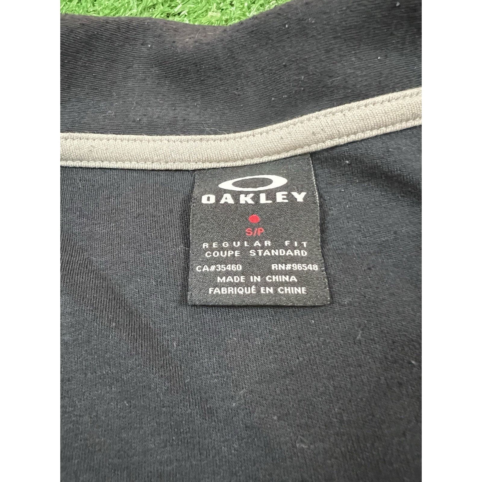 Oakley Oakley Golf Polo Shirt Mens Medium Black Performance Size US M / EU 48-50 / 2 - 2 Thumbnail