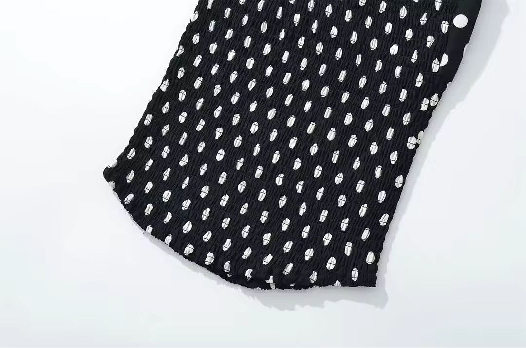 Other Retro Y2K Ruffle Vintage Polka Dot Two Piece Set Top Skirt Size S / US 4 / IT 40 - 10 Thumbnail
