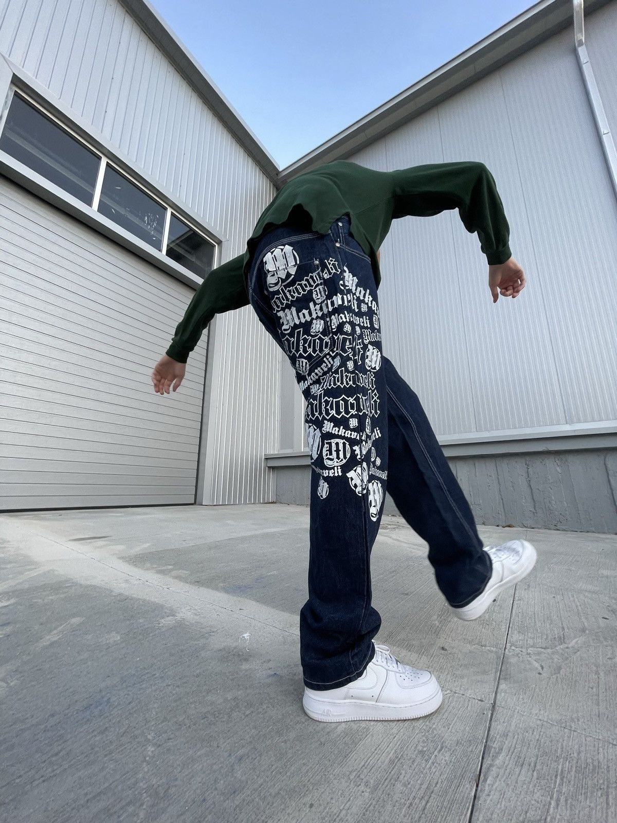 Makaveli × Vintage Vintage Makaveli jeans rap hip hop baggy jeans Size US 34 / EU 50 - 16 Thumbnail