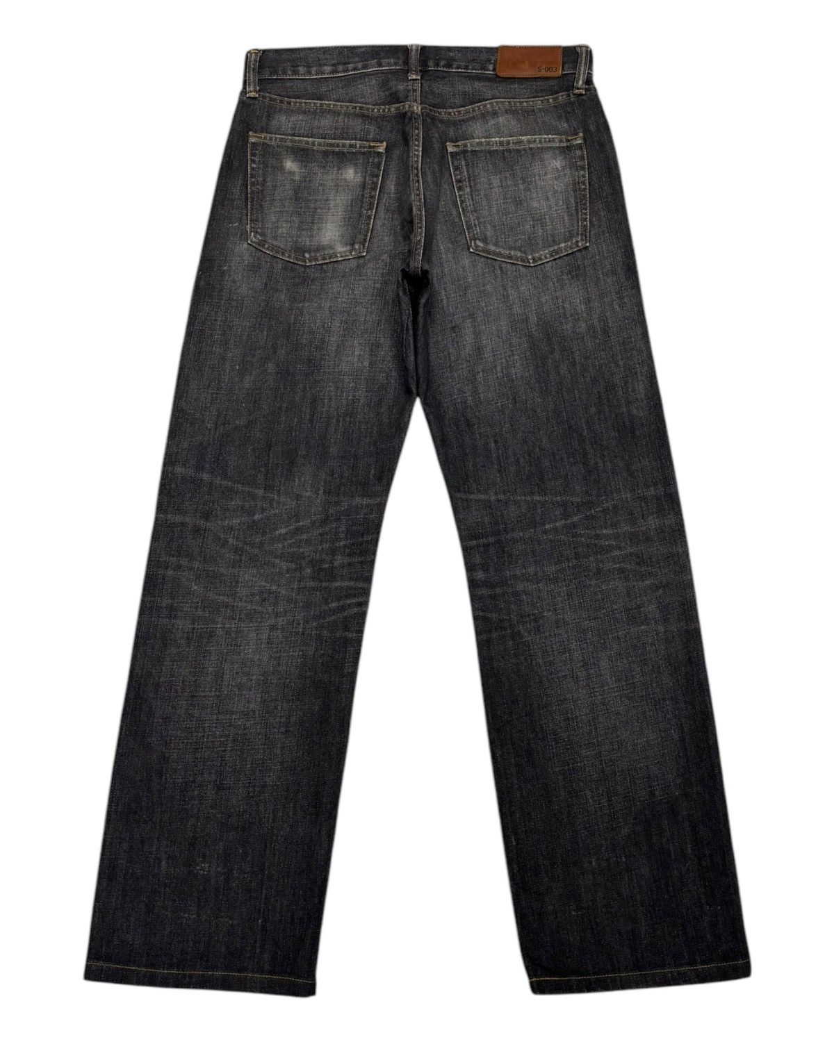 Undercover × Uniqlo Vintage Japanese Faded Black S-003 Uniqlo Distressed Denim Size US 33 - 2 Thumbnail