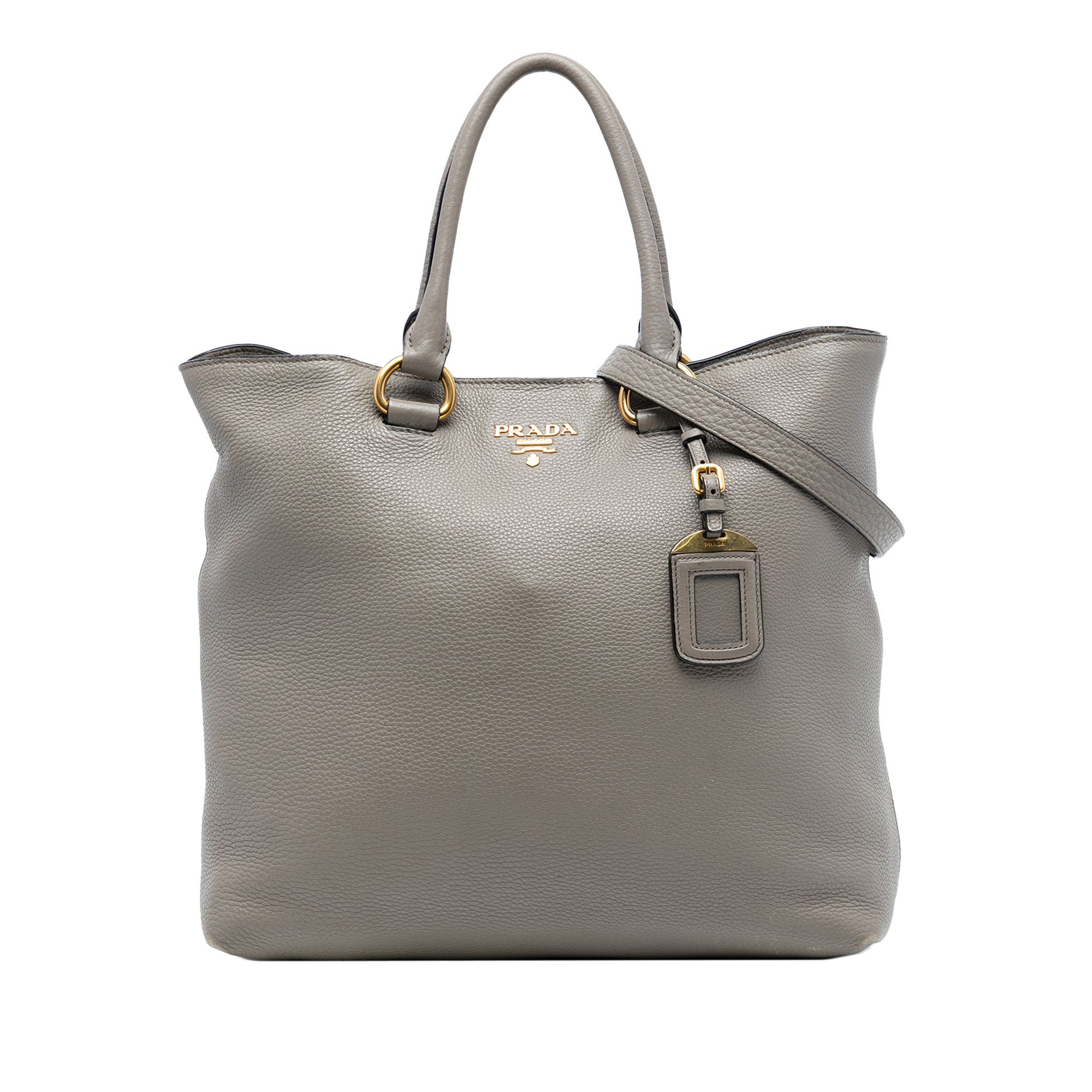 Prada Prada Vitello Daino Open Convertible Tote Size ONE SIZE - 1 Thumbnail
