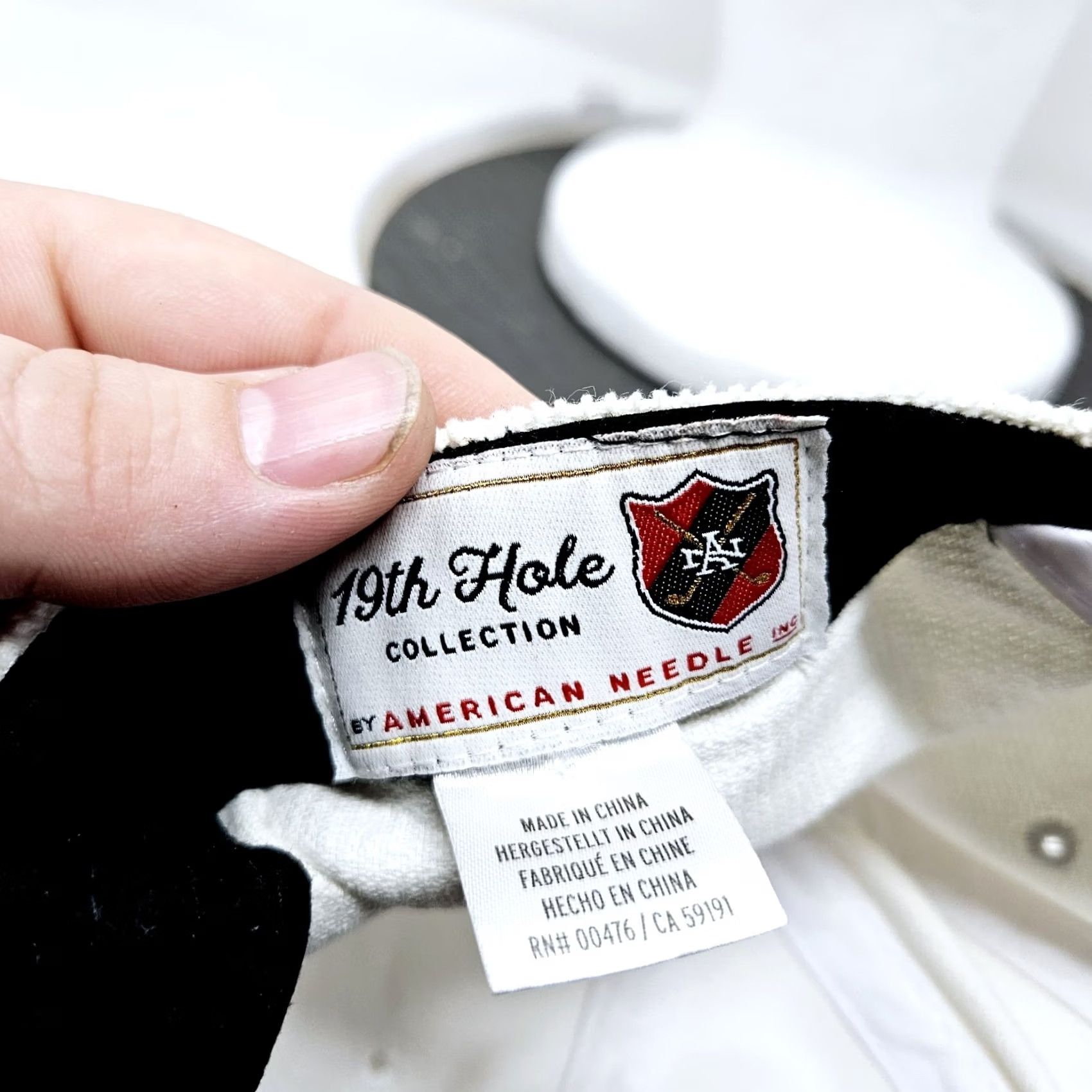 American Needle American Needle Florida Citrus Open 1971 Hat White Corduroy Snapback Golf Cap Mens Adjustable Golf Hat 90s Vintage Style Size ONE SIZE - 7 Thumbnail