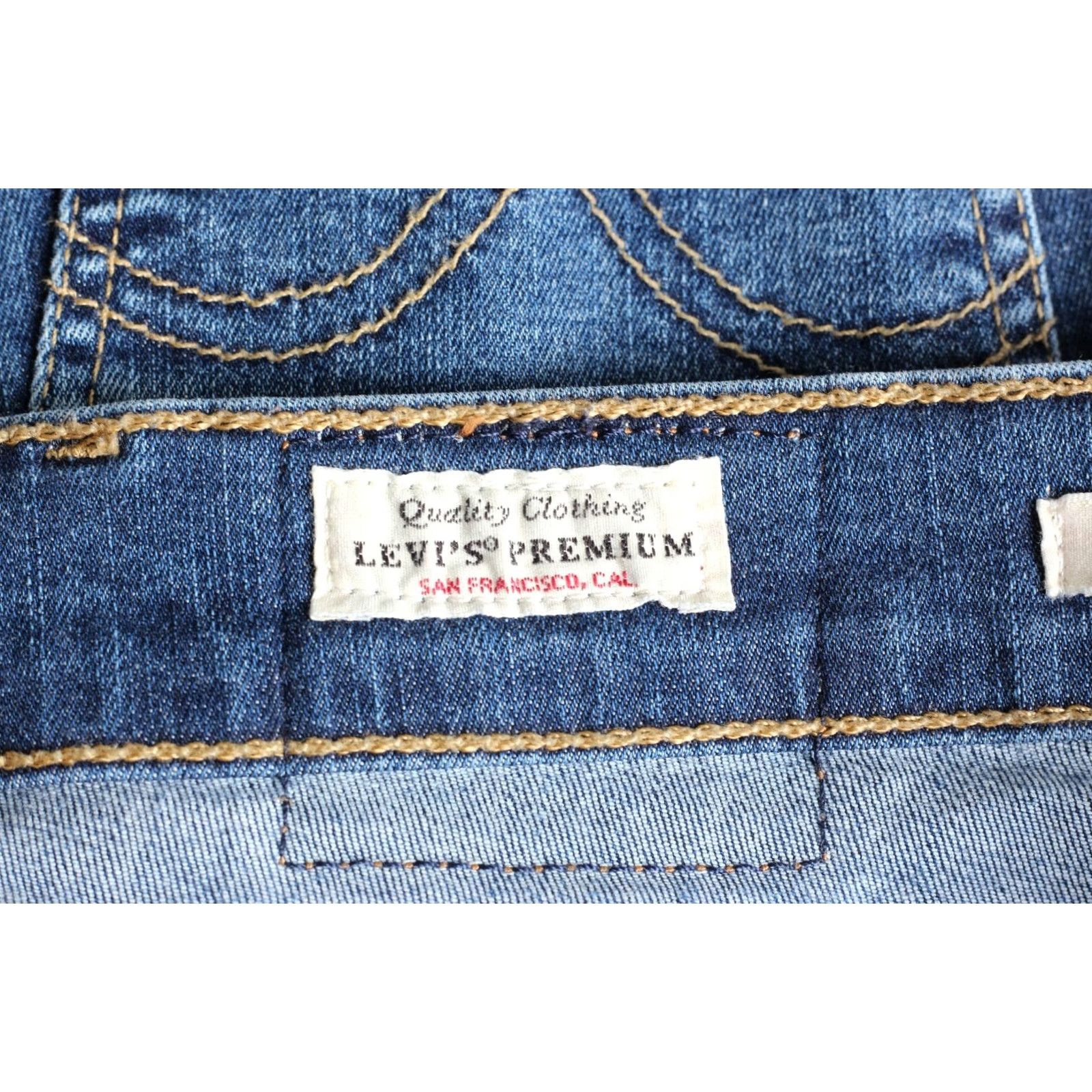 Levi's VINTAGE LEVI’S MILE HIGH SUPER SKINNY PREMIUM Big E Stretch Jeans Women Size W24 L30 Size 42" / US 20 - 6 Thumbnail