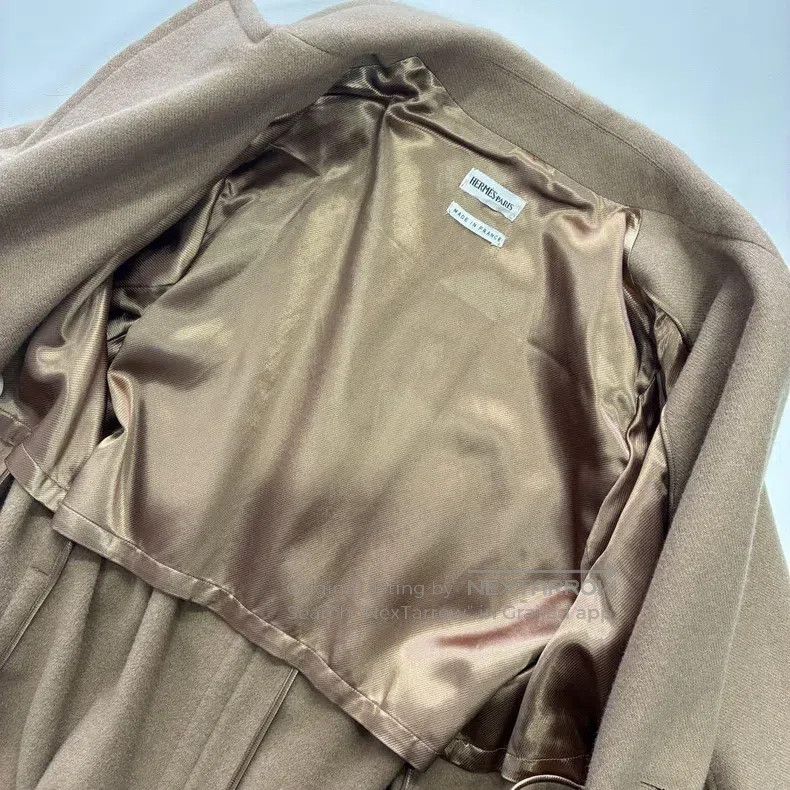 Hermes Hermes Margiela Camel Hair Overcoat Size XXS / US 00 / IT 34 - 6 Thumbnail