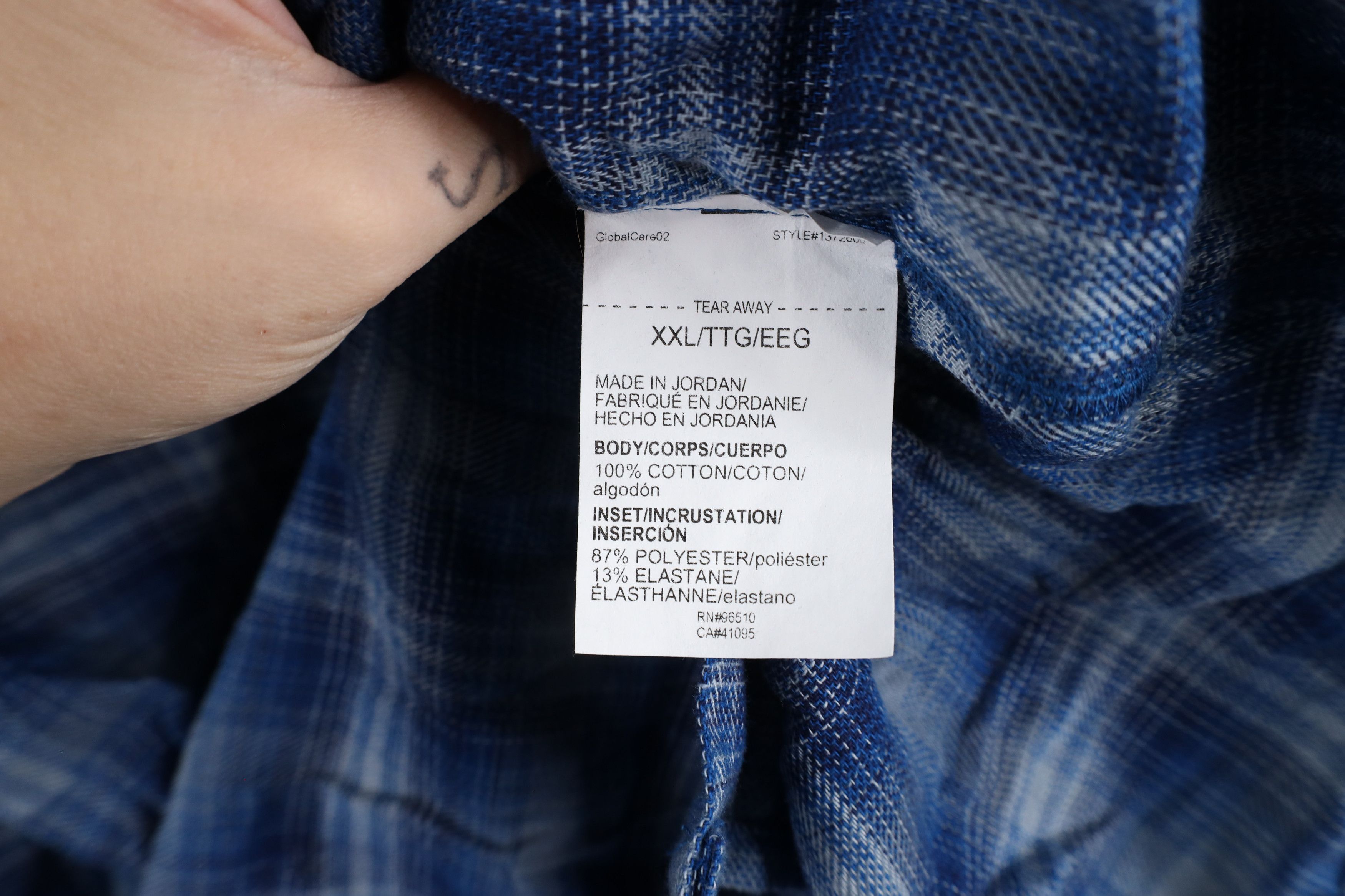 Under Armour × Vintage Under Armour Flannel Snap Button Collared Shirt Plaid Size US XXL / EU 58 / 5 - 8 Thumbnail