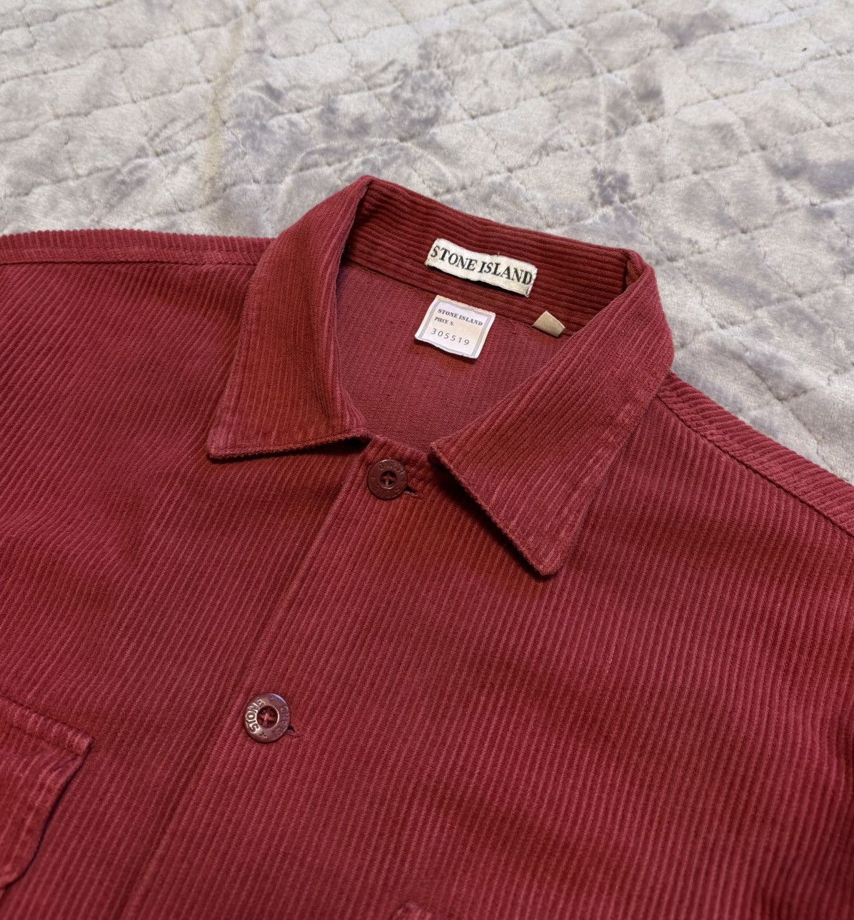Stone Island Archive 1990s Stone Island Corduroy Overshirt Size US S / EU 44-46 / 1 - 6 Thumbnail