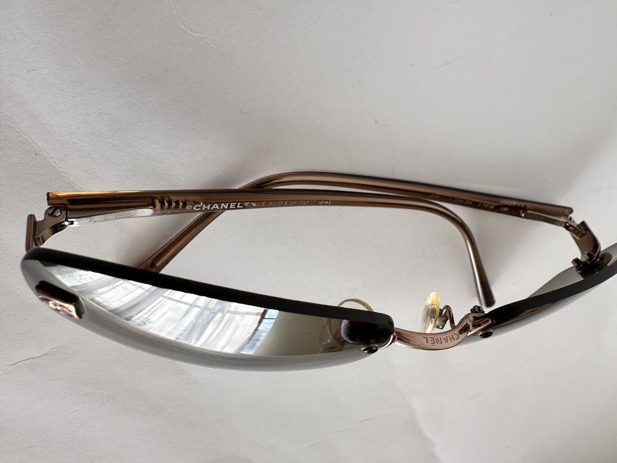 Chanel Chanel 4067 Rimless Sunglasses (Vintage Y2K / Archive) Size ONE SIZE - 17 Thumbnail