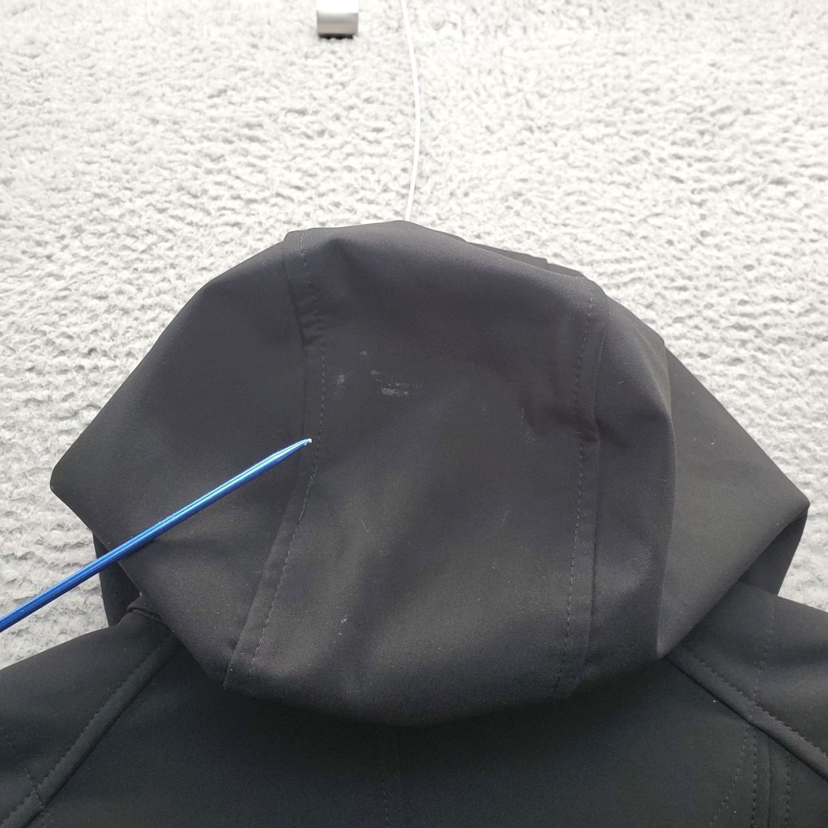 Vintage Sebby Coat Womens M Black Collection Trench Water Resistant Windproof Zip EUC Size M / US 6-8 / IT 42-44 - 5 Thumbnail