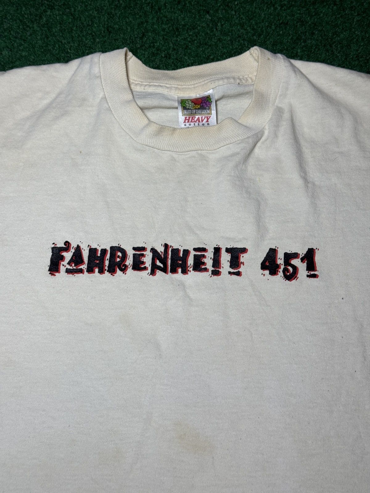 Band Tees Vintage Fahrenheit 451 NYHC XL 90s Hardcore Band T Shirt Size US XL / EU 56 / 4 - 2 Thumbnail