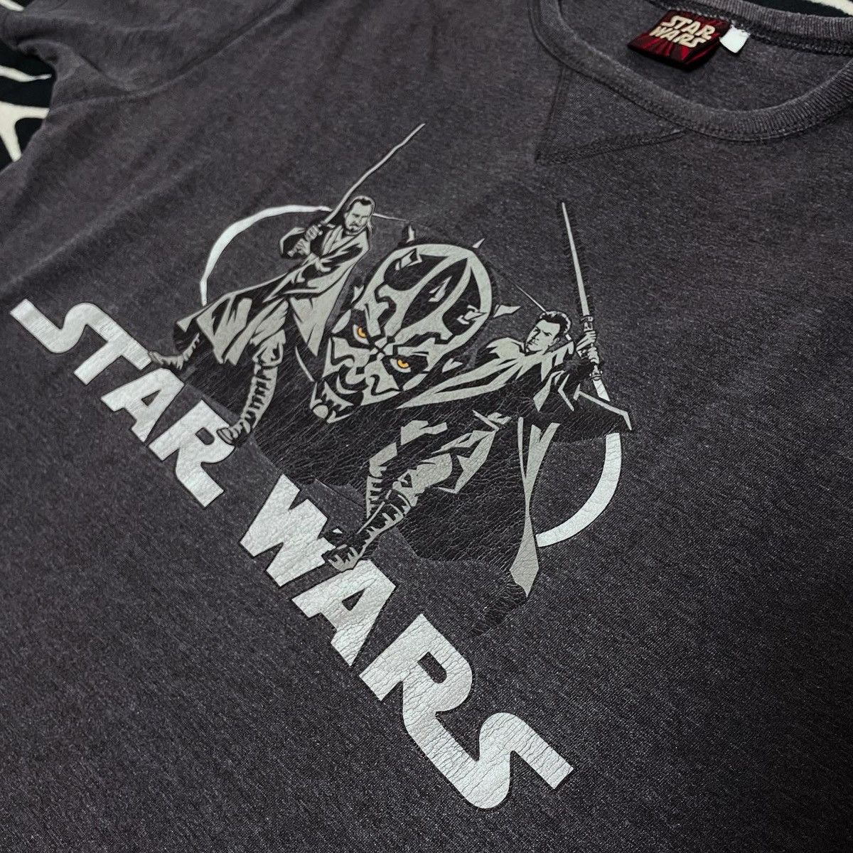 Star Wars × Vintage Star Wars Vintage T Shirt Darth Maul Qui-Gon Obi-Wan Kenobi Size US M / EU 48-50 / 2 - 4 Thumbnail