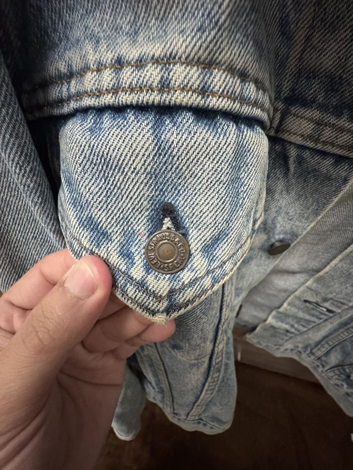 Levi's Vintage Clothing Levi’s Denim Vintage Jacket MADE IN USA Size US L / EU 52-54 / 3 - 3 Thumbnail