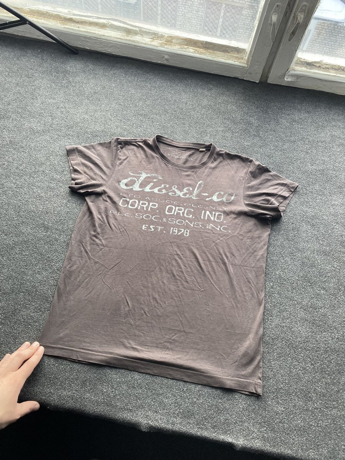 Diesel 🔥Opium Punk Diesel Brown gothic emo T shirt tee men M Size US M / EU 48-50 / 2 - 10 Thumbnail