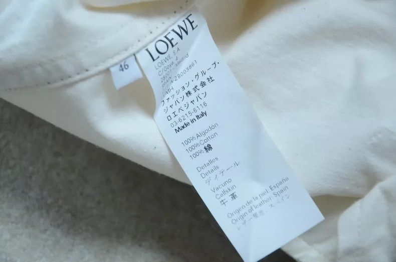 Loewe LOEWE White American windbreaker coat Size S / US 4 / IT 40 - 9 Thumbnail