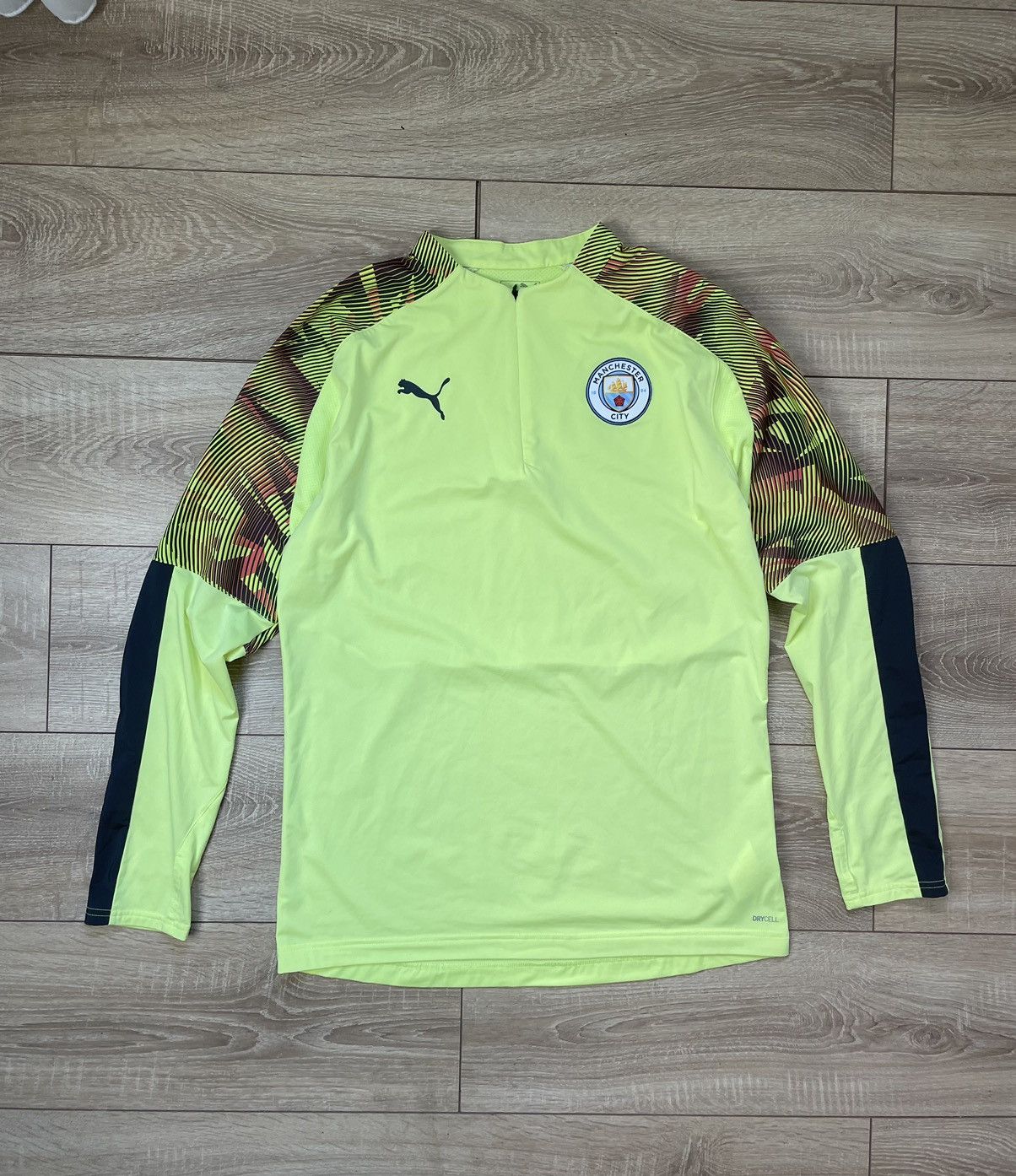 Puma 2019-20 Manchester City Puma 1/4 Zip Training Jacket Size L Size US L / EU 52-54 / 3 - 1 Thumbnail