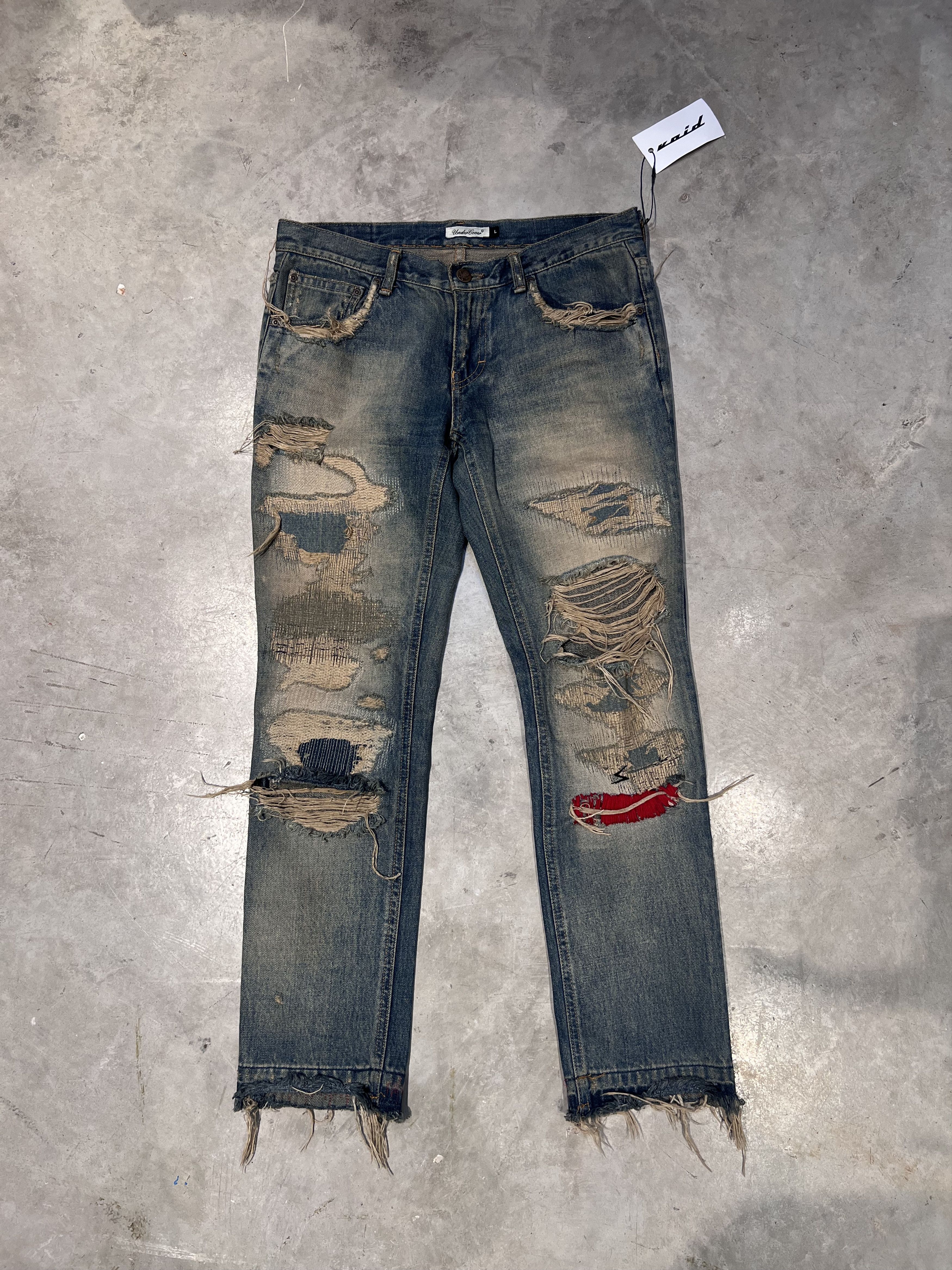 Undercover Undercover 68 FW09 Red Yarn denim | Grailed