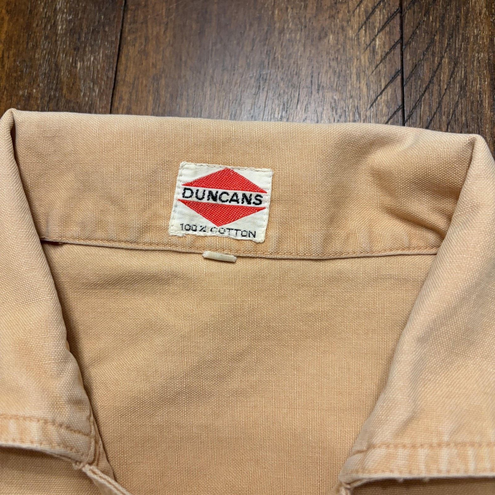 Vintage Duncans Jacket 50 Beige Cotton Canvas Workwear Chore Field Size US M / EU 48-50 / 2 - 7 Thumbnail