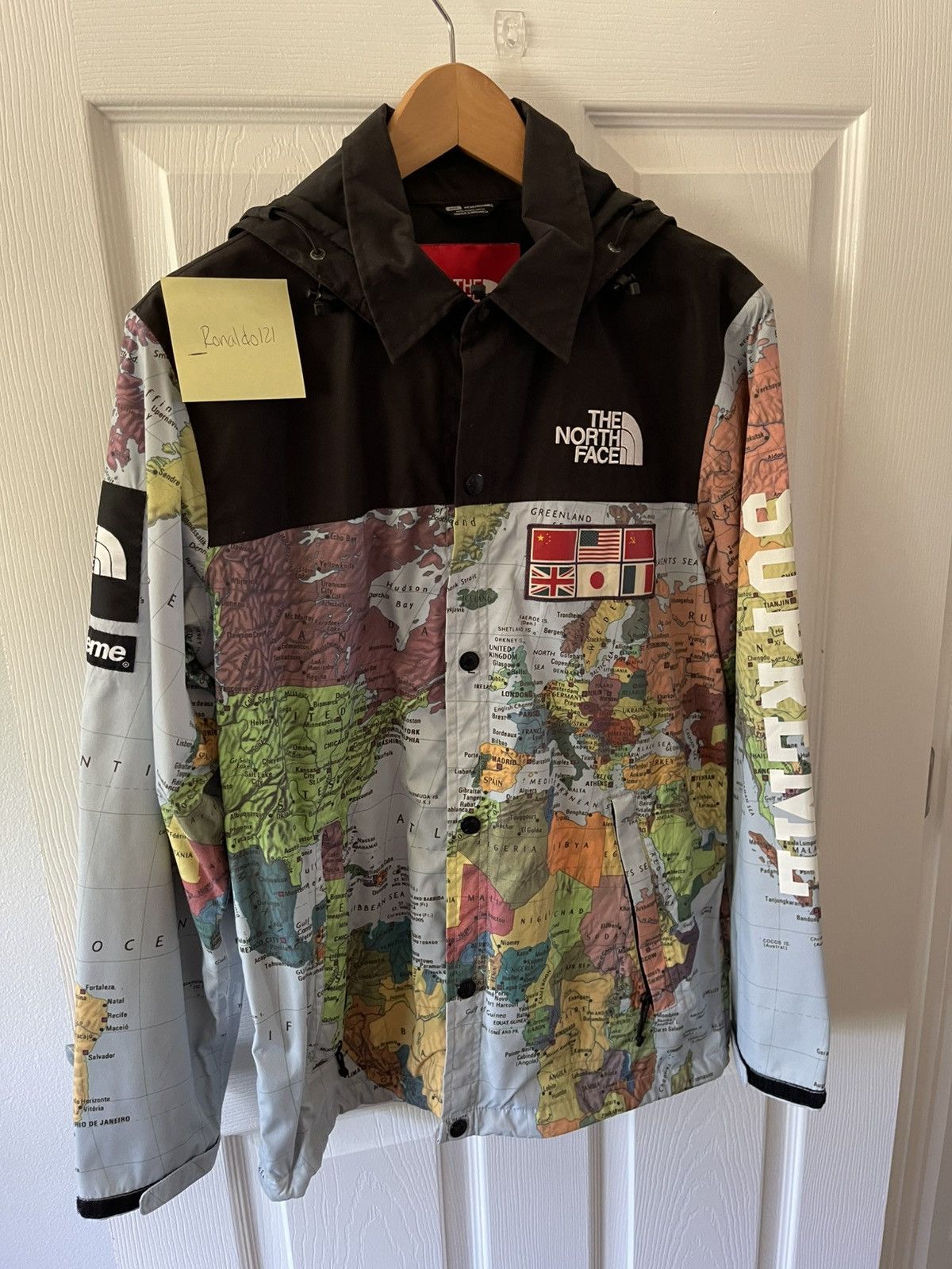 The North Face x Supreme SS14 Atlas Maps Jacket