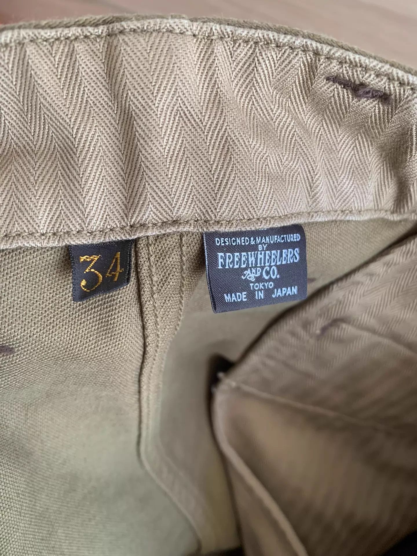 FREEWHEELERS 25th Ground Crew Multi-pocket Warm Cargo Pants