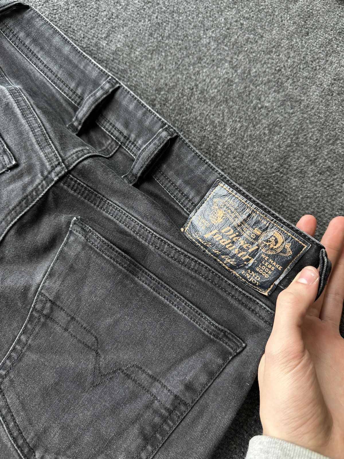 Diesel 🚨 RARE DIESEL MEN DENIM JEANS AVANT GARDE IFSIXWASNINE Y2K Size US 29 - 13 Thumbnail