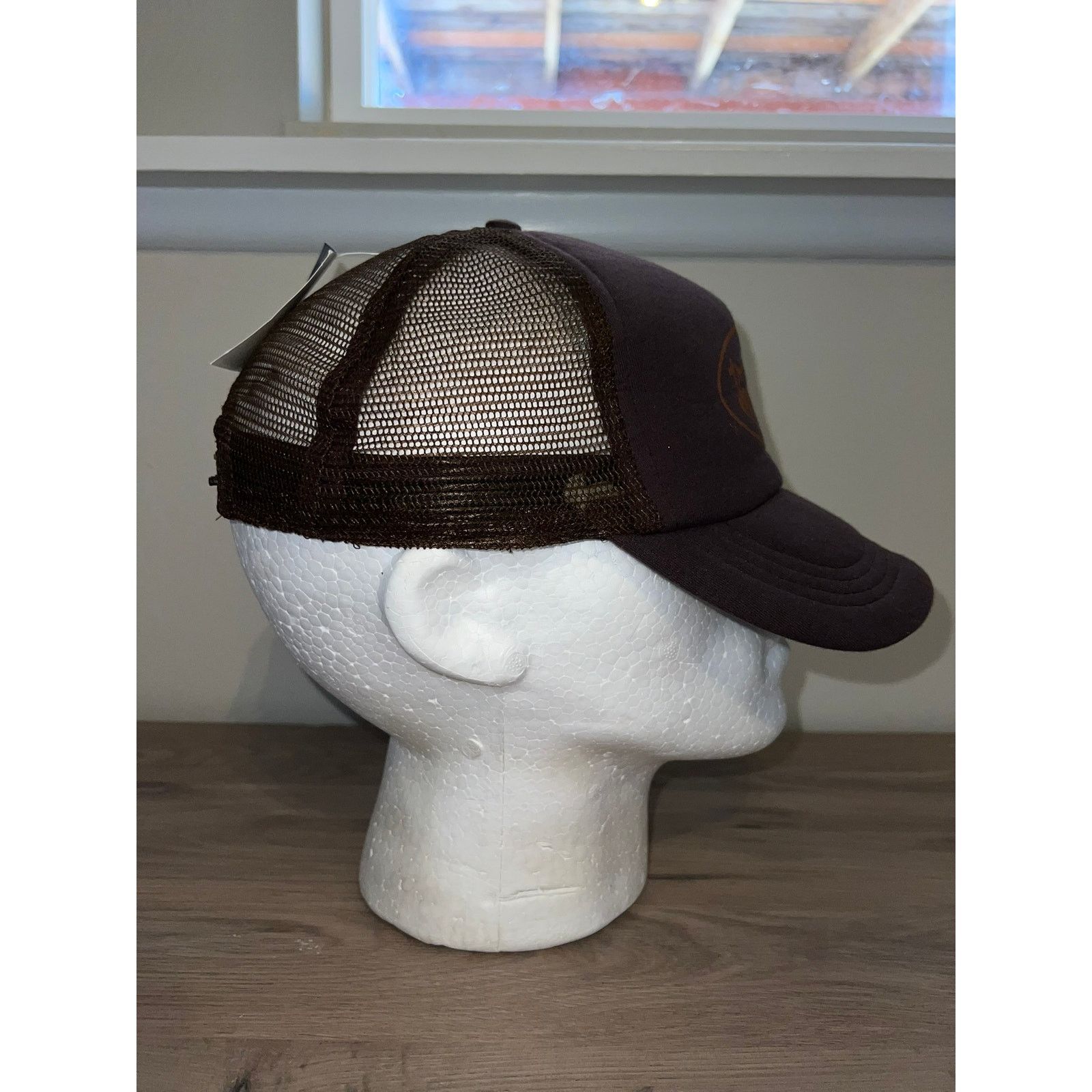 Vintage Y2K Von Drunk Brown Trucker Hat Designer Spoof 2000s OS Size ONE SIZE - 6 Thumbnail