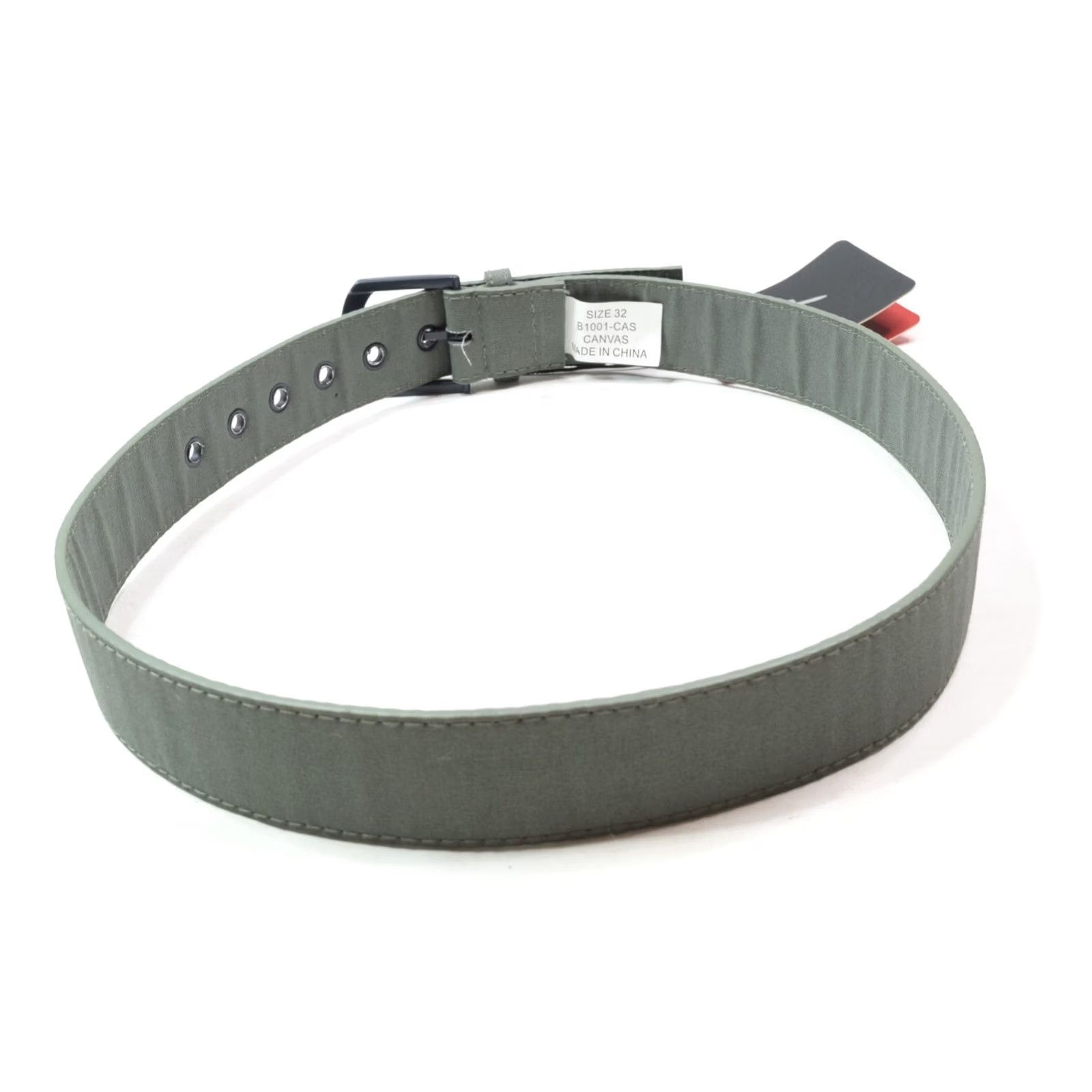 Vintage Short Par 4 Canvas Golf Belt Slate Green Rigid Mens 32 Green Belt Golf Belt Men 32 Slim? Size US 32 / EU 48 - 3 Thumbnail