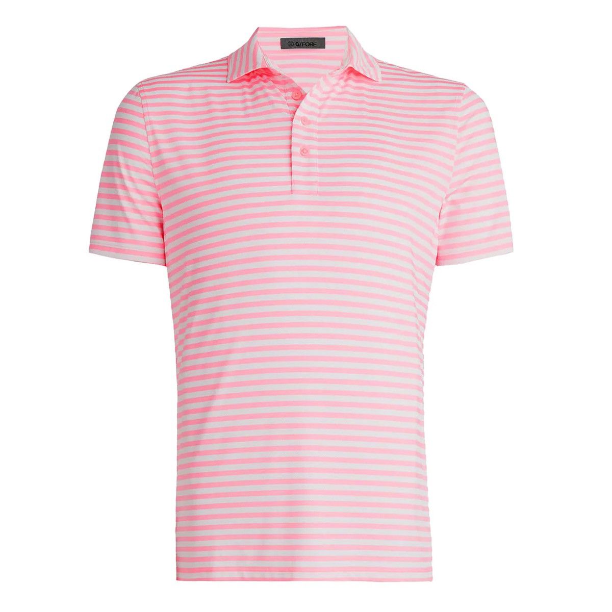 G/FORE G/FORE Men's Candy Perforated Stripe Tech Jersey Polo Size US L / EU 52-54 / 3 - 1 Thumbnail