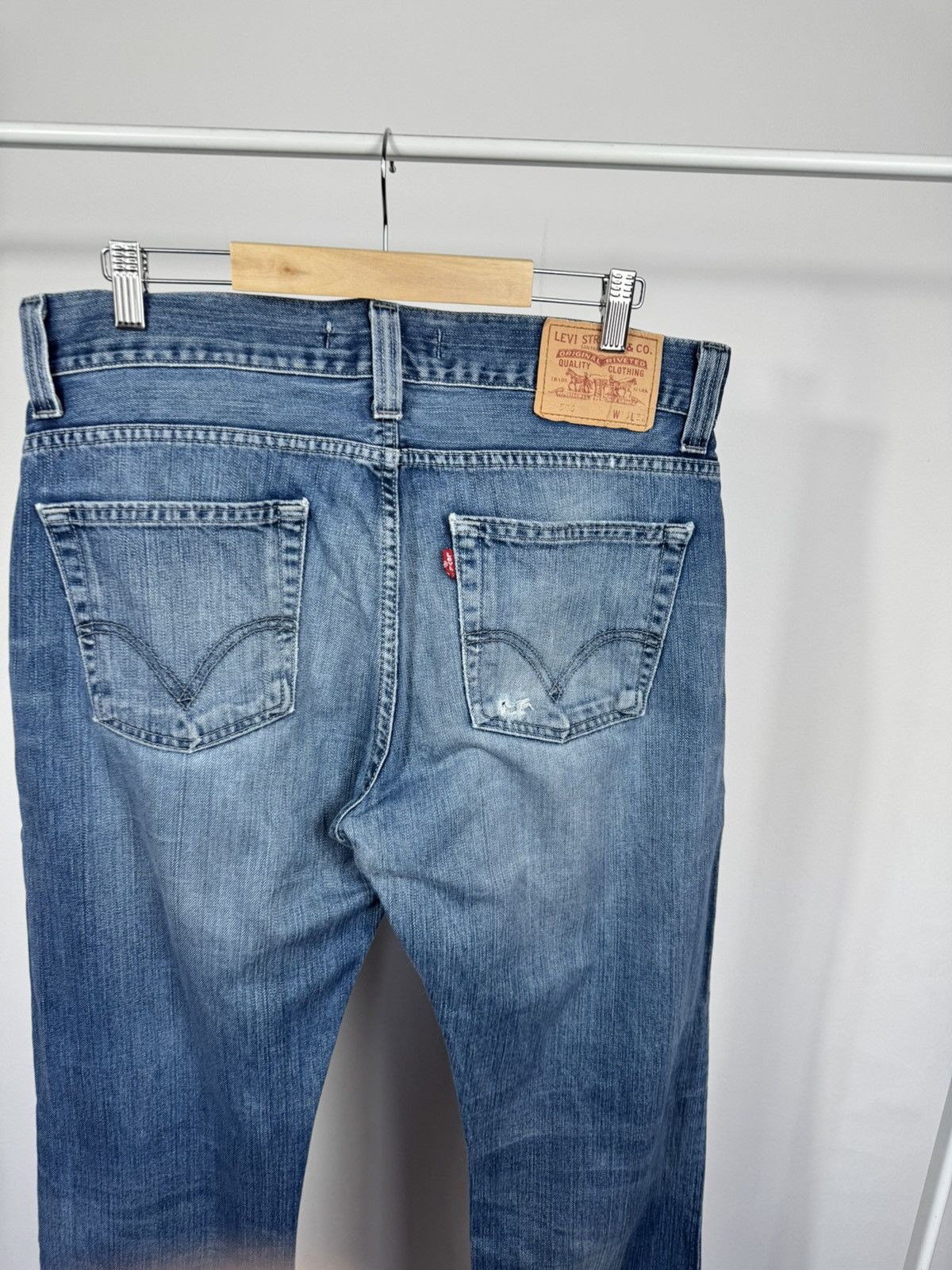 Levi's Levi’s 506 Standard Men’s Jeans W36 Faded Blue Denim Pants Size US 36 / EU 52 - 3 Thumbnail