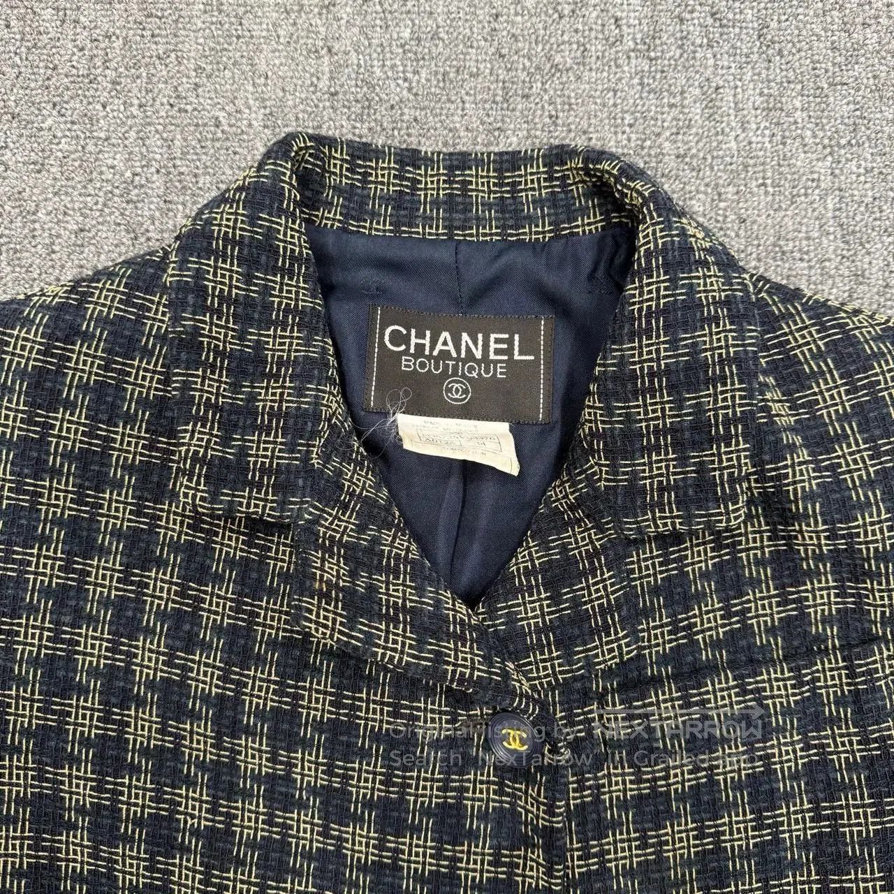 Chanel chanel long plaid blazer size 34. Size XS / US 0-2 / IT 36-38 - 5 Thumbnail