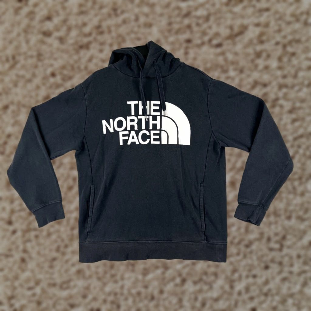 The North Face VINTAGE The North Face Hoodie Mens M Black Jersey Cotton Blend Logo Pullover Hooded Sweatshirt Shirt Mens Size US M / EU 48-50 / 2 - 1 Thumbnail