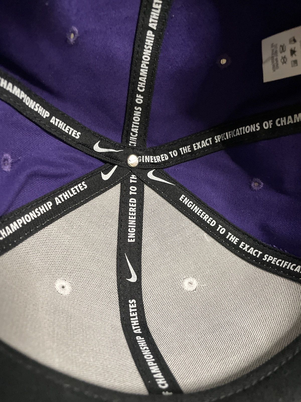 NCAA × Nike Clemson Tigers university SnapBack Hat ALL IN CAP vintage 🐅 Size ONE SIZE - 9 Thumbnail
