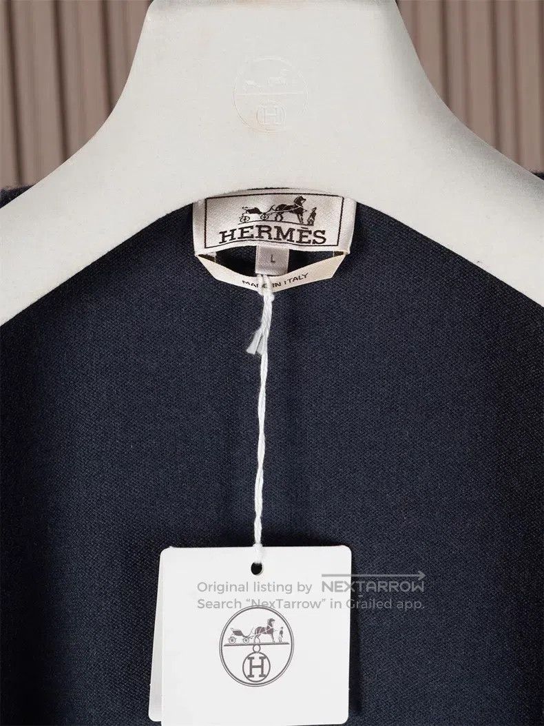 Hermes Hermes Men's Hooded Cashmere Coat Size US L / EU 52-54 / 3 - 4 Thumbnail