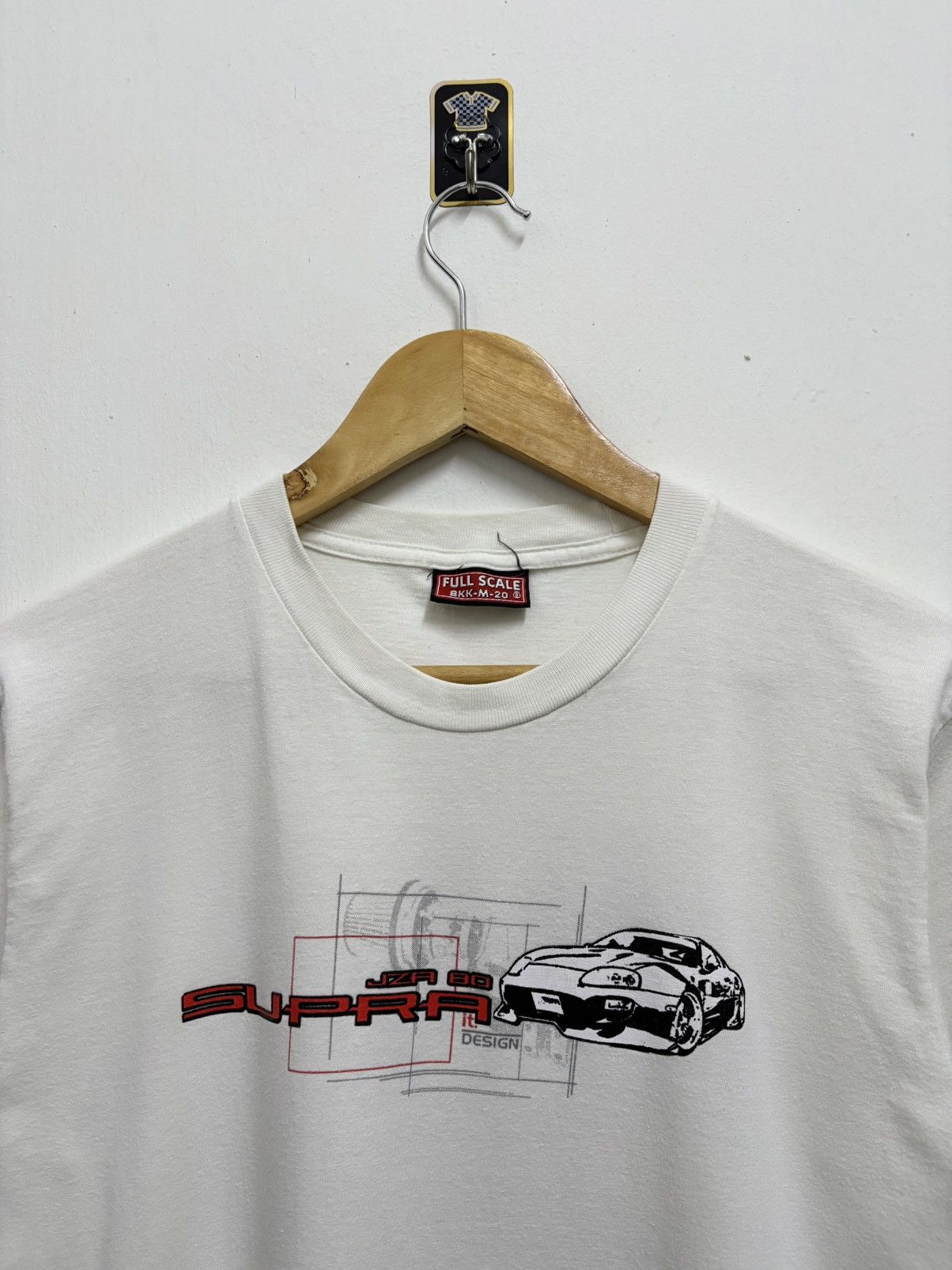 Japanese Brand 2000’s Full Scale JDM - Toyota Supra JZA 80 T-Shirt Size US M / EU 48-50 / 2 - 4 Thumbnail