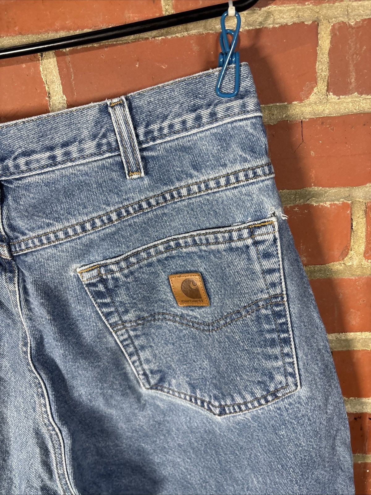 Carhartt Carhartt Jeans B17 DST Workwear Relaxed 35x34, Real 34x33.5 Size US 34 / EU 50 - 5 Thumbnail