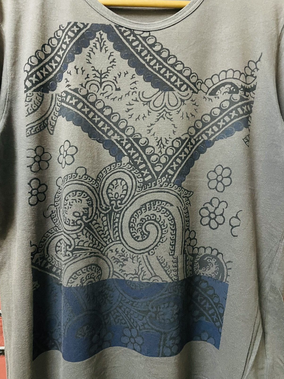 Yohji Yamamoto YOHJI YAMAMOTO Ys FOR LIVING BANDANA PRINTED SHIRRS Size L / US 10 / IT 46 - 3 Thumbnail