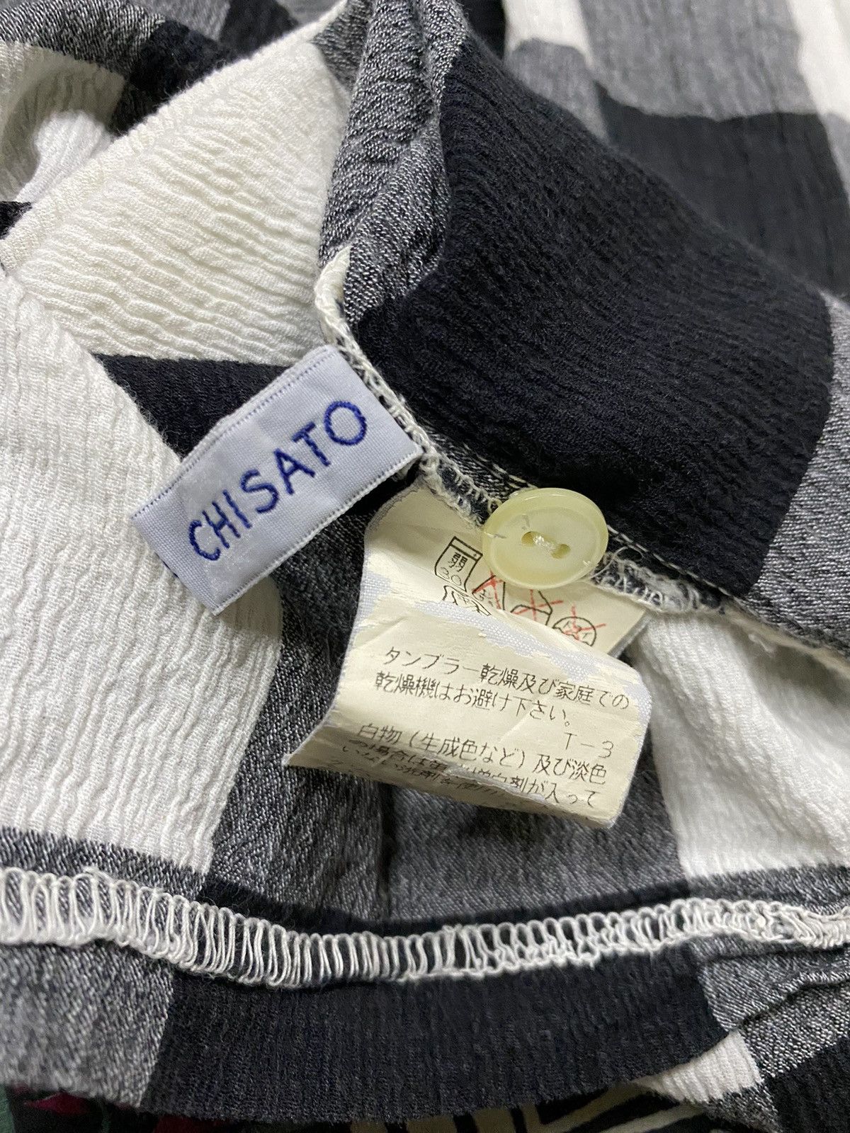 Issey Miyake × Japanese Brand × Tsumori Chisato TSUMORI CHISATO PLAITED PLAID BUTTON UP Size M / US 6-8 / IT 42-44 - 6 Thumbnail