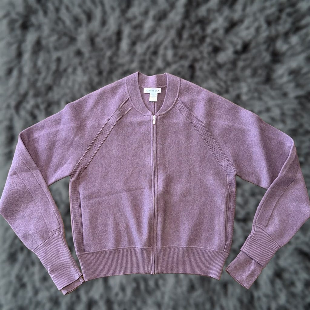 Athleta Athleta Jacket Volcanic Violet Zip Up Thumbholes Womens Small Size S / US 4 / IT 40 - 1 Thumbnail