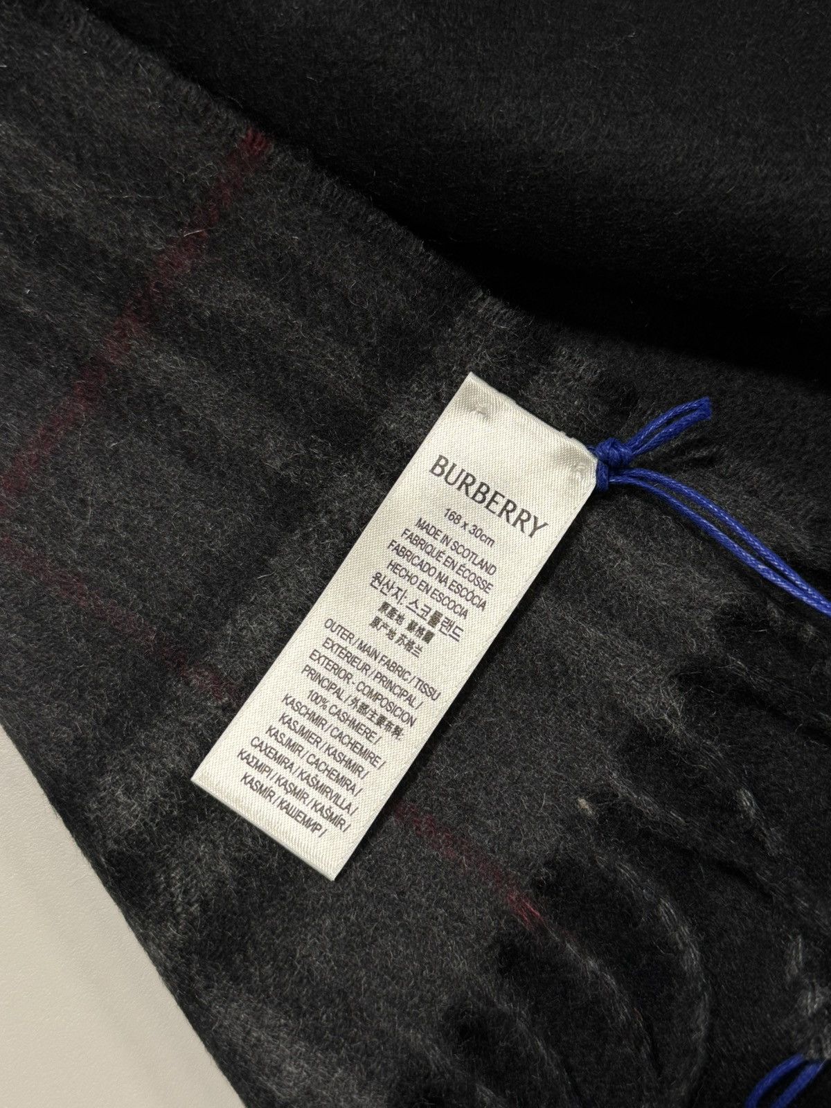 Burberry Burberry Check Cashmere Reversible Scarf NEW 700$ Size ONE SIZE - 2 Thumbnail
