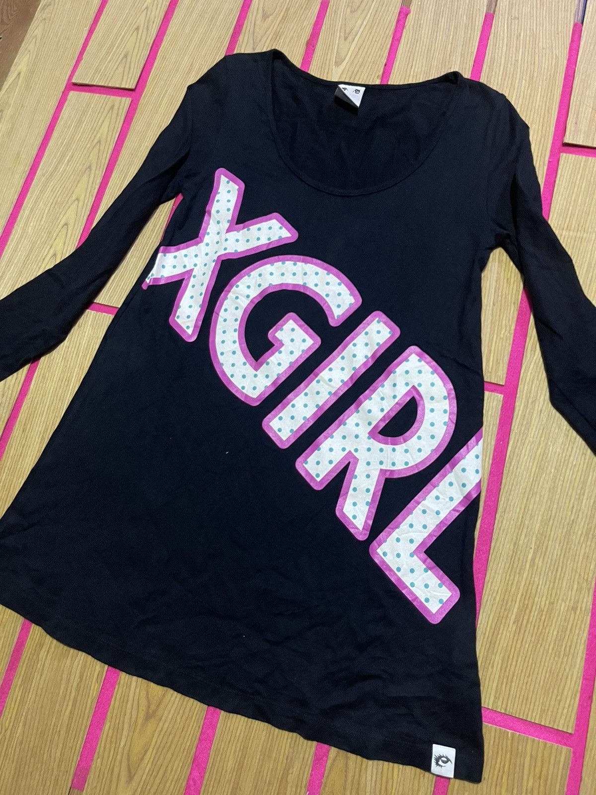 X-Girl Y2K X-girl long sleeve tshirt big logo style Size M / US 6-8 / IT 42-44 - 2 Thumbnail