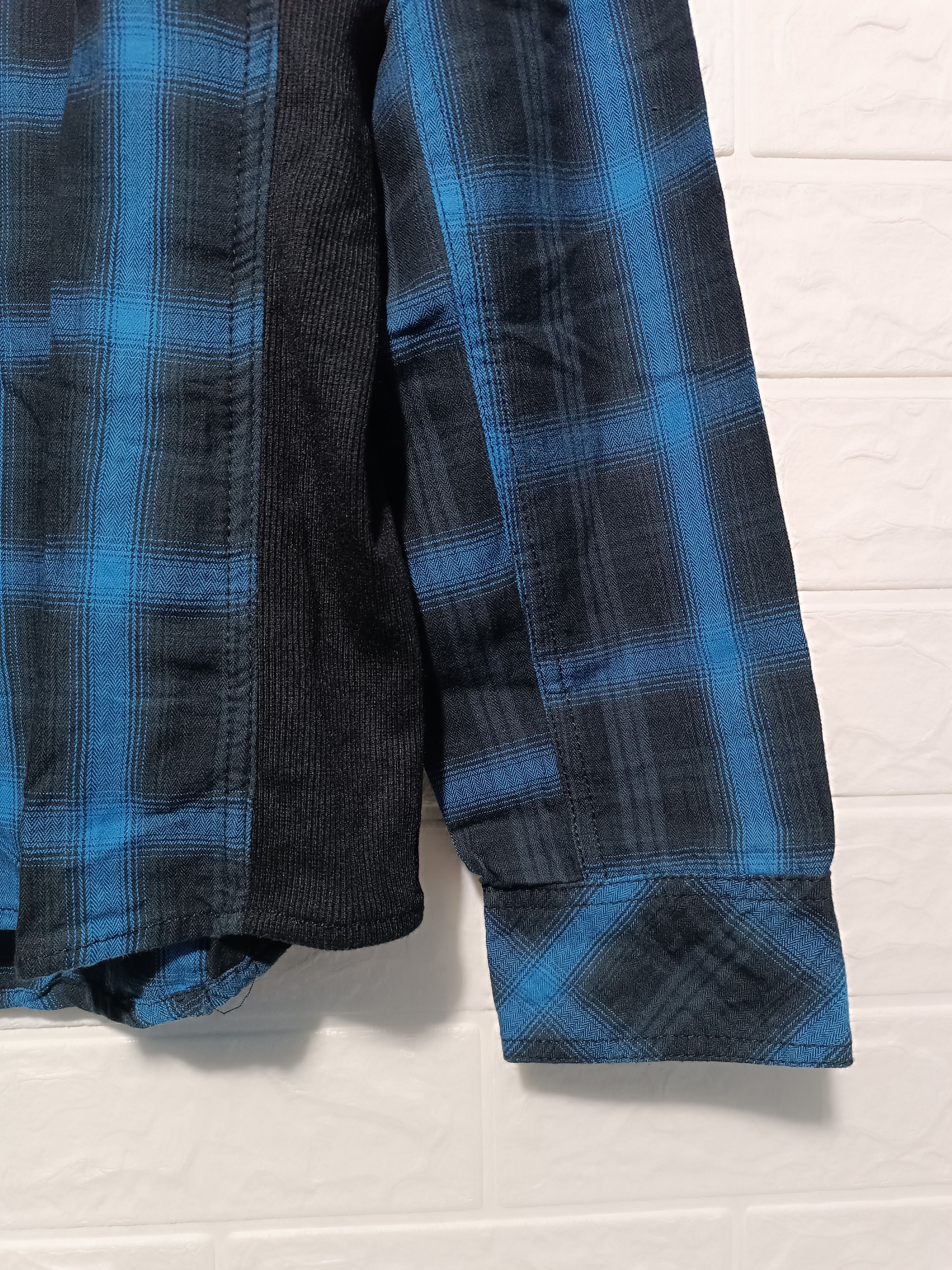 In The Attic Vintage In The Attic Homme Double Collar Plaid Blue Shirt Size US M / EU 48-50 / 2 - 6 Thumbnail