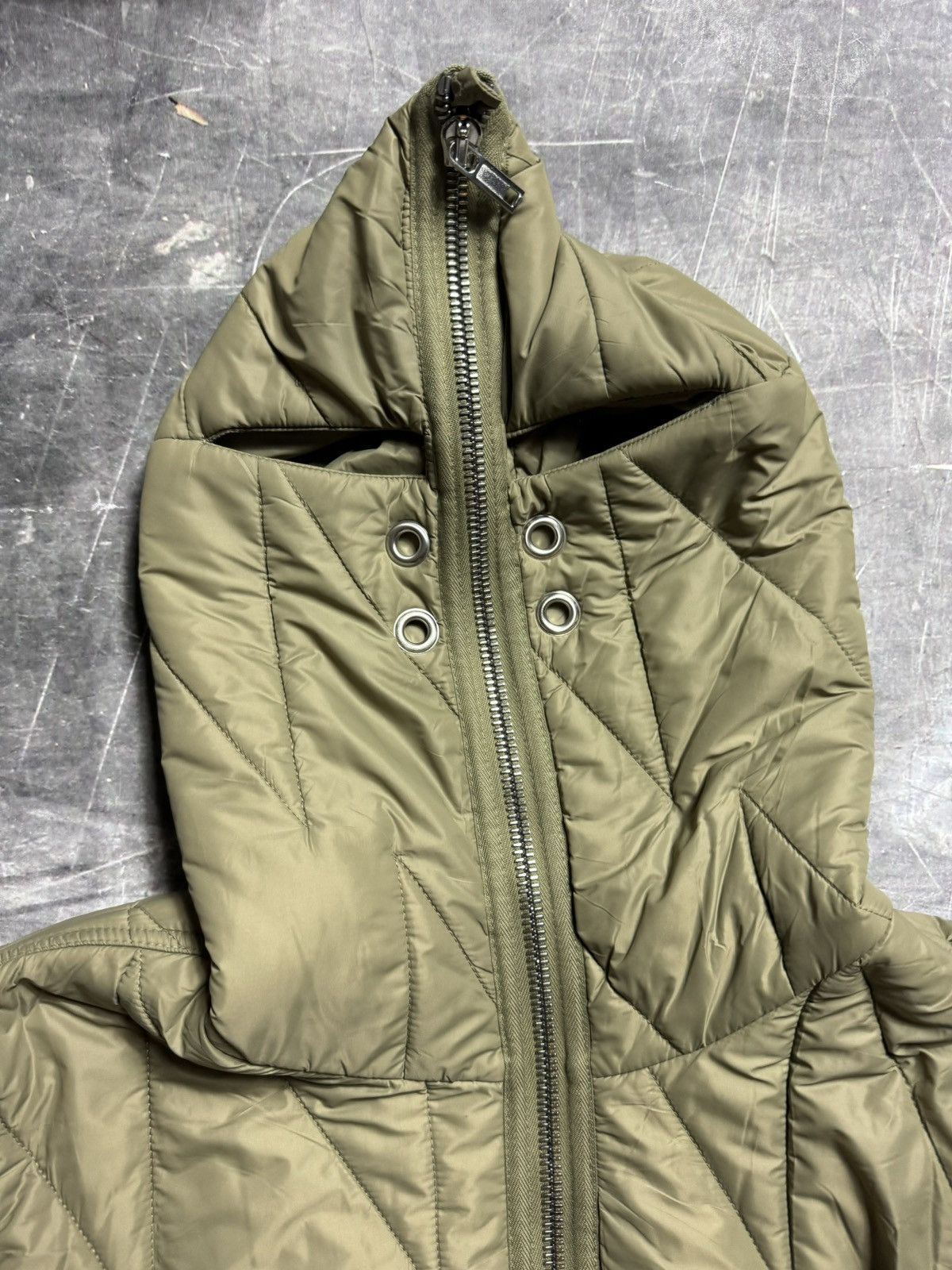 Rick Owens Rick Owens Drkshdw Nylon Gimp Jacket in Pale Green Size US L / EU 52-54 / 3 - 3 Thumbnail